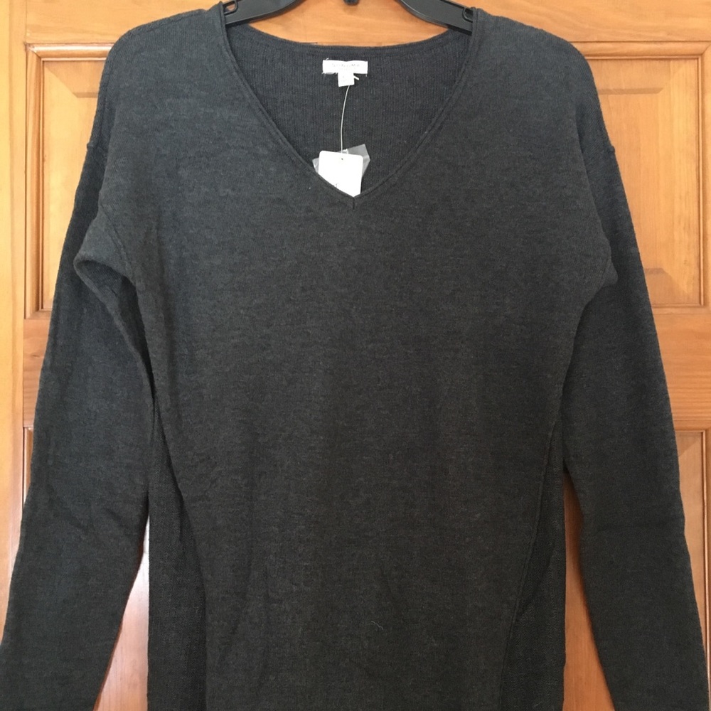 Sonoma Charcoal Gray Long Sleeve Sweater